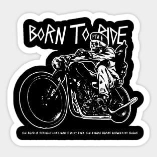 Born to Ride Sticker